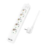 Logilink Steckdosenleiste 5-fach, 1,5m 2xUSB 5V/2,1A max.