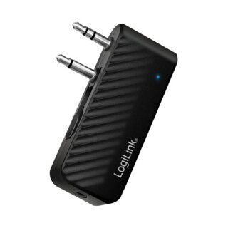 Logilink Bluetooth 5.1 Audiosender, Reichweite bis 7m, schw.