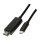 Logilink USB-C Kabel 3.2 Gen1 zu HDMI-A 4K/60 Hz, schw. 1,8m