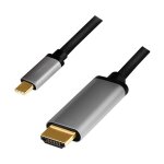 USB-C Kabel 3.2 Gen1, C/M zu HDMI/M, 4K, Alu 1,8 m