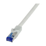 Logilink Patchkabel Ultraflex, Cat.6A, S/FTP, grau, 10 m