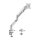 Logilink TIS 17"-32" 1TFT 3Gelenke silb. Max. 9KG Gasdr.fed