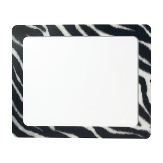 Logilink Mauspad Fotorahmen "Zebra Design" extra dünn