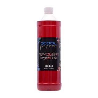 K Alphacool Eiswasser Crystal Red, 1000ml Fertiggemisch - rot