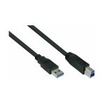 Anschlusskabel USB 3.0 Stecker A an Stecker B, Premium,...