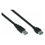 Verlängerungskabel USB 3.0 Stecker A an Buchse A,...