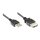 Connections Verlängerungskabel USB 2.0 Stecker A an Buchse A, schwarz, 5m