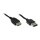 Connections Verlängerungskabel USB 2.0 EASY Stecker A an Buchse A, schwarz, 1m