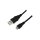 USB 2.0 cable, USB-A/M to Micro-USB/M, black, 5 m