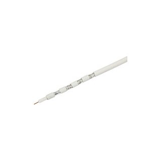 TV/SAT coaxial raw cable, CCS, 120 dB, 4x shielded, white, 100 m