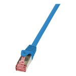 Patch Cable Cat.6 S/FTP blue 0,25m, PrimeLine