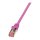 Patch Cable Cat.6 S/FTP pink 1,00m, PrimeLine