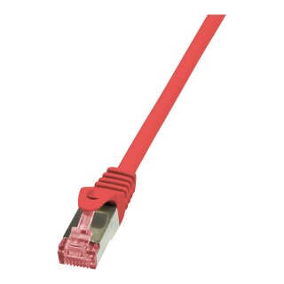 Patch Cable Cat.6 S/FTP red 10m, PrimeLine