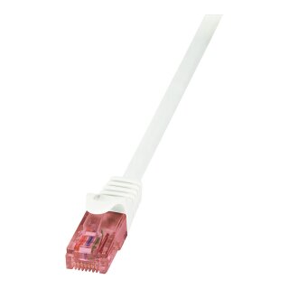 Patch Cable Cat.6 U/UTP BC white, 7,50m PrimeLine