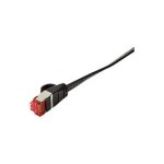 Patch Cable Flat Cat.6A Shielded 7,50m black