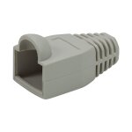 Modular RJ45 Plug Cable Boot 6.5mm GREY, 50pcs