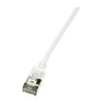 Patch cable Cat.6A TPE SlimLine white 5,0m