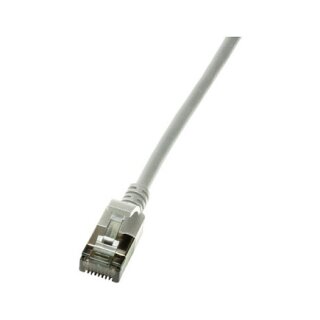 Patch cable Cat.6A TPE SlimLine grey 5,0m