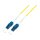 Fiber uniboot patch cord OS2 LCD-LCD 0,5m