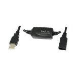 Logilink USB 2.0 cable, USB-A/M to USB-A/F, amplifier,...