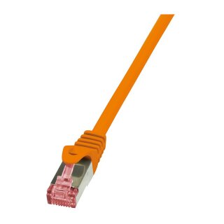 Logilink Patch Cable Cat.6 S/FTP orange 3,00m, PrimeLine