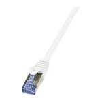 Logilink Patch Cable Cat.6A S/FTP white 1,50m, PrimeLine