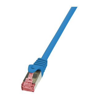 Logilink Patch Cable Cat.6 S/FTP blue 1,00m, PrimeLine