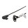 Logilink Power cable, CEE 7/16 (90°) to IEC C7 (90°), black, 0.75 m