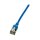 Logilink Patch cable Cat.6A TPE SlimLine blue 5,0m