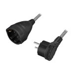 Logilink Power cord extension, CEE 7/7 to CEE 7/3,...