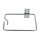 Logilink 19" Cable management ring 140 x 100 mm, side cable entry