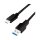 Logilink USB 3.2 Gen1 Type-C cable, C/M to A/M, 5 Gbps, 60W, black, 2 m