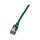 Logilink Patch cable Cat.6A TPE SlimLine green 0,3m
