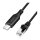 Logilink USB 3.2 Ethernet cable, C/M to RJ45/M, 1 Gbps, active, black/grey, 3 m