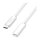 Logilink USB 2.0 Type-C cable, C/M to C/F, 480 Mbps, 100W, white, 2 m