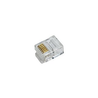 Logilink Modular Plug RJ12 6P6C unshielded, 100 pcs.