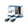 Logilink VGA cable, HD15/M to HD15/M, 1080p, 2x ferrite, black, 10 m