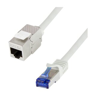 Logilink Consolidation point cable, Cat.6A S/FTP, 10m, grey