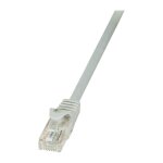 Logilink Patch Cable Cat.6 U/UTP grey 1,00m EconLine