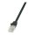 Logilink Patch Cable Cat.6 U/UTP black 2,00m EconLine