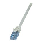 Logilink Patch Cable Cat.6A U/UTP, grey, 1,00m