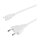 Logilink Power cable, CEE 7/16 to IEC C7, white, 1.8 m