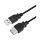 Logilink USB 2.0 cable, USB-A/M to USB-A/F, black, 3 m