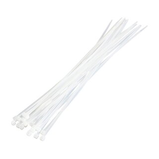 Logilink Cable tie, PA66, 100 pcs., transparent, W: 4.4 mm, L: 400 mm