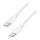 Logilink USB 2.0 Type-C cable, C/M to C/M, 480 Mbps, 60W, nylon, white, 1.5 m