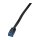 Logilink Patch cable flat Cat.5e U/UTP, black, 0,5m