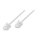 Logilink Patch Cable Cat.6A U/UTP Slim High-Flex, white 2,00 m