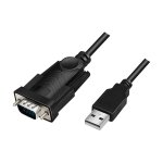 Logilink USB 2.0 cable, USB-A/M to DB9/M, serial, Win 11,...