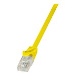 Logilink Patch Cable Cat.6 U/UTP yellow 0,25m EconLine