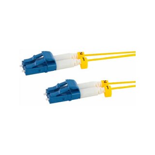 Logilink Super slim OS2 fiber patch cord LC-LC duplex, 10 m